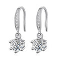 Classic Six Claw Moissanite Earrings