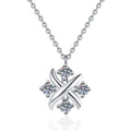 Cross Pendant Necklace Elegant Dainty Choker