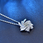 Moissanite Cable Chain Pendant Necklace