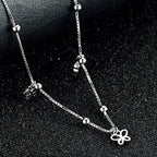 Butterfly 925 Sterling Silver Anklet